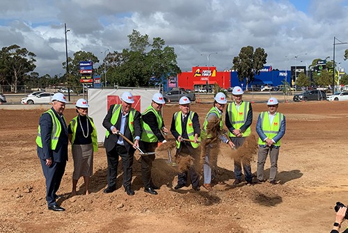 Official Turning of the Sod for the city’s newest hotel development, Ramada by Wyndham Playford